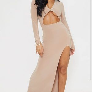 NUDE LONG DRESS